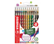 STABILO EASYcolors - ergonomicky tvarované pastelky pre pravákov, 24 farieb