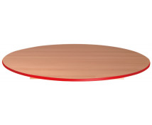 Stolová doska 18 mm, BUK, kruh 90 cm, červená