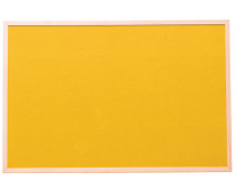 Korková tabuľa far.1 - žltá 60 x 90 cm