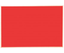 Korková tabuľa far.3 - červená 100x150 cm