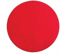 Jednofarebný koberec priem. 1 m - Červený