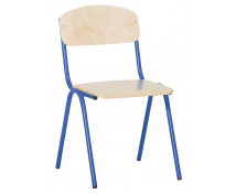 Stolička s kov. konštrukciou , 26cm modrá