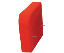 Sedačka farebná - ľavá opierka červená, 31 cm