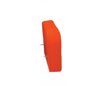 Sedačka farebná - pravá opierka oranžová, 31 cm