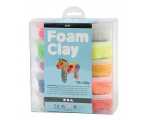 Foam Clay - základné farby, 10 farieb