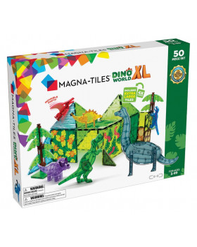 MAGNA-TILES - Dino svet XL, 50 ks